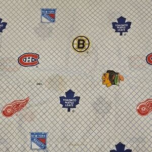 Vintage 70s NHL Double Flat Sheet